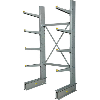Global Industrial Single Sided Cantilever Rack Starter, 2" Lip48"Wx38"Dx96"H - Best Value Series (WB320822)