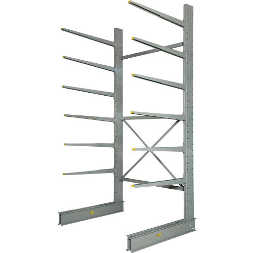 Global Industrial Single Sided Cantilever Rack Starter, 72"Wx58"Dx144"H - Best Value Series (WB320825)