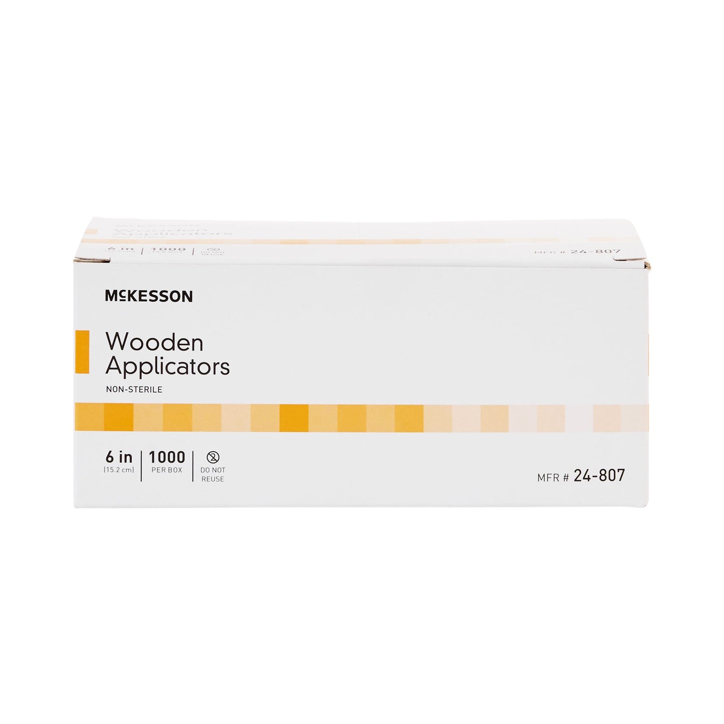 McKesson Applicator Stick Without Tip Wood Shaft 6 Inch NonSterile 1000 per Pack (40100_CS)