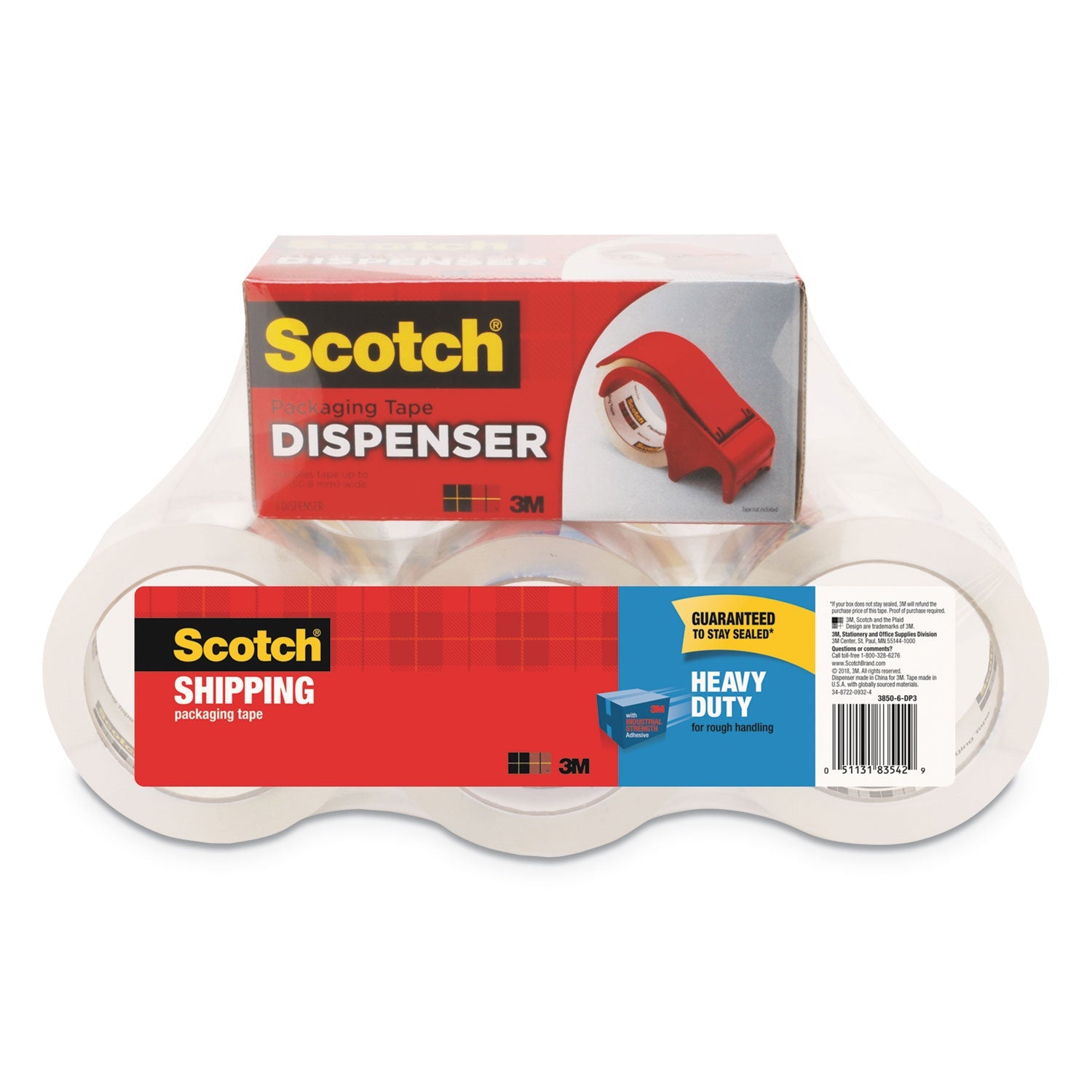 scotch-3850-heavy-duty-packaging-tape-with-dp300-dispenser-num-mmm38506dp3_1
