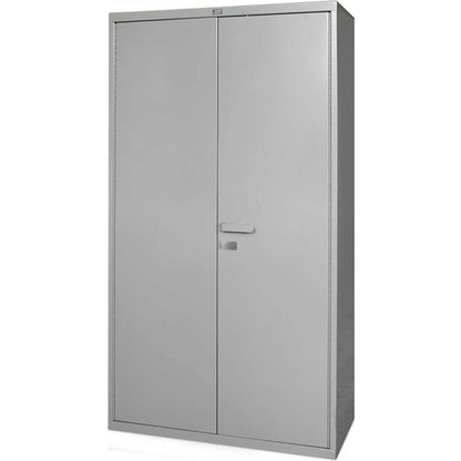 Global Industrial Heavy Duty Storage Cabinet, 16 Gauge, 36"W x 18"D x 60"H, Gray (WB316052)