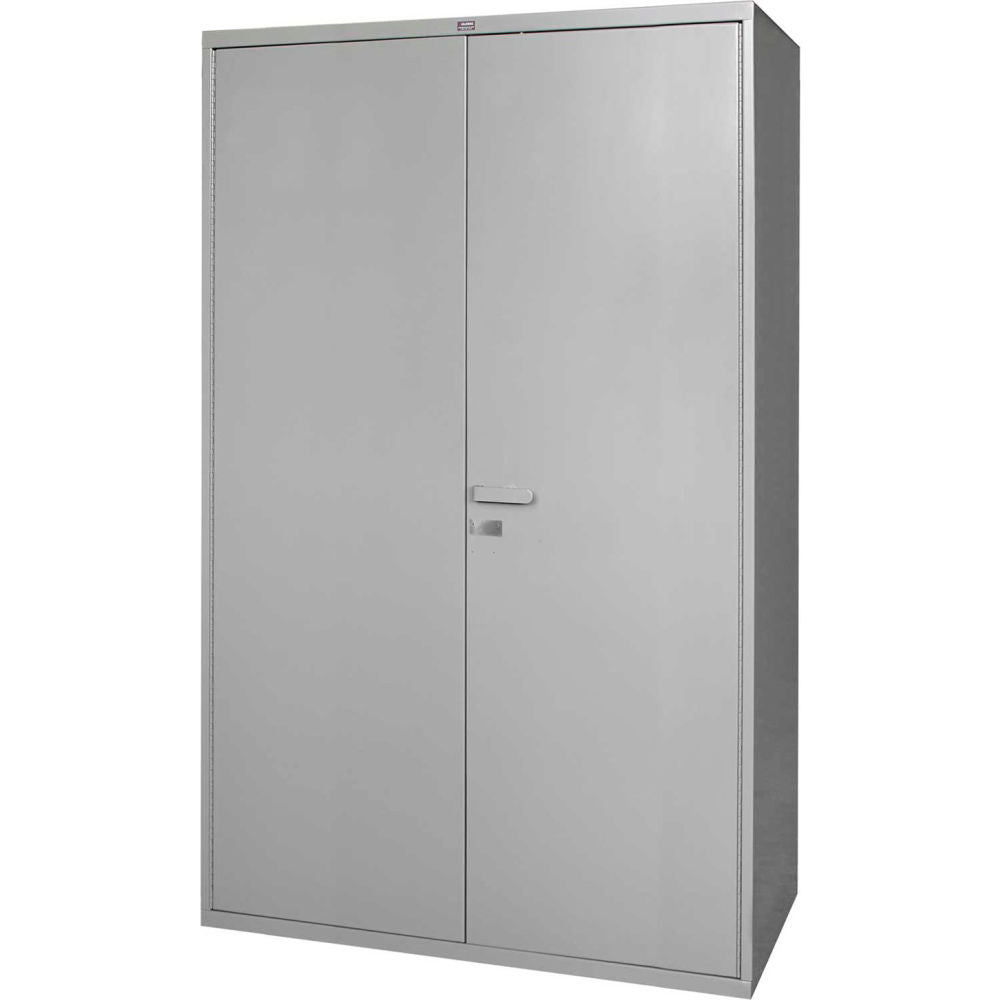 Global Industrial Heavy Duty Storage Cabinet, 14 Gauge, 60"W x 24"D x 78"H, Gray (WB316062)