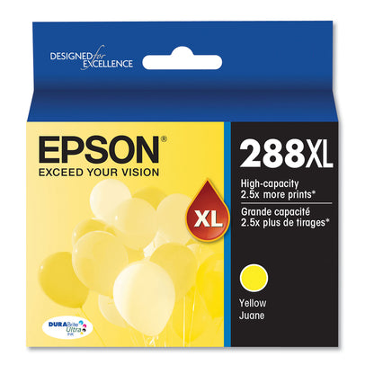 Epson® T288XL420-S (T288XL) DURABrite Ultra High-Yield Ink, 450 Page-Yield, Yellow (EPST288XL420S)