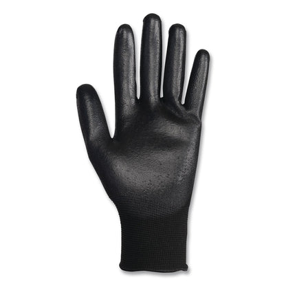 KleenGuard™ G40 Polyurethane Coated Gloves, EN388: 3131X, 10" Long, Small, Black, 60 Pairs/Carton (ANS13837)