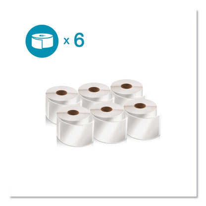 DYMO® LW Shipping Labels, 2.13" x 4", White, 220 Labels/Roll, 6 Rolls/Pack (DYM2050811)