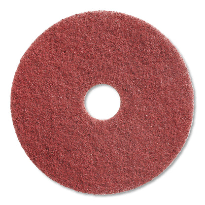 Diversey™ High-Traffic Twister Floor Pad, 17" Diameter, Red, 2/Carton (DVSDD7523648)