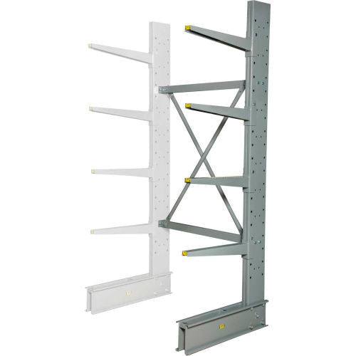 Global Industrial Single Sided Cantilever Rack Add-On, 2" Lip, 48"Wx38"Dx96"H - Best Value Series (WB320822A)