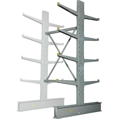 Global Industrial Double Sided Cantilever Rack Add-On, 2" Lip, 48"Wx60"Dx96"H - Best Value Series (WB320830A)