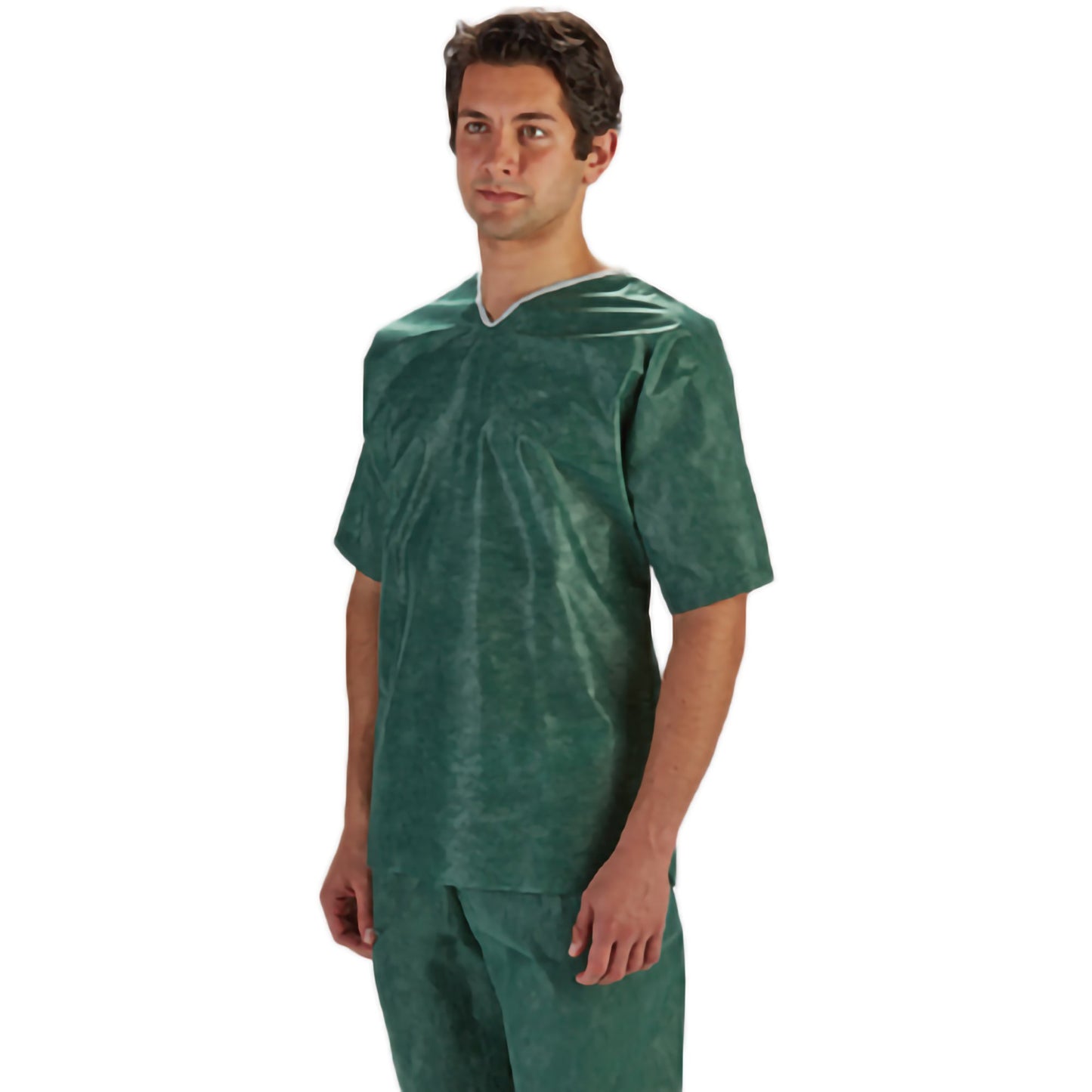 Barrier® Scrub Shirt X-Large Green 3 Pockets Short Sleeve Unisex (551633_BG)