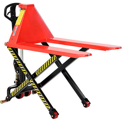 Global Industrial Manual High-Lift Skid Jack Truck, 3300 lb. Capacity, 21"W x 44"L Forks (WB989065)