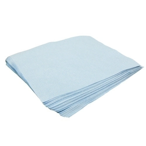 ShopWorks® Prematex® Wipers, Sontara, Blue, Gray or Teal, 10x10, Heavy Duty, Creped, Flat, 20 lbs (HOS326-20)