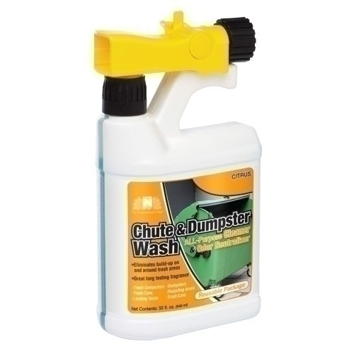 Hospeco® Chute & Dumpster Wash All Purpose Cleaner w/Portion Sprayer, 6x1 Quart (HOS32DMPRTU)