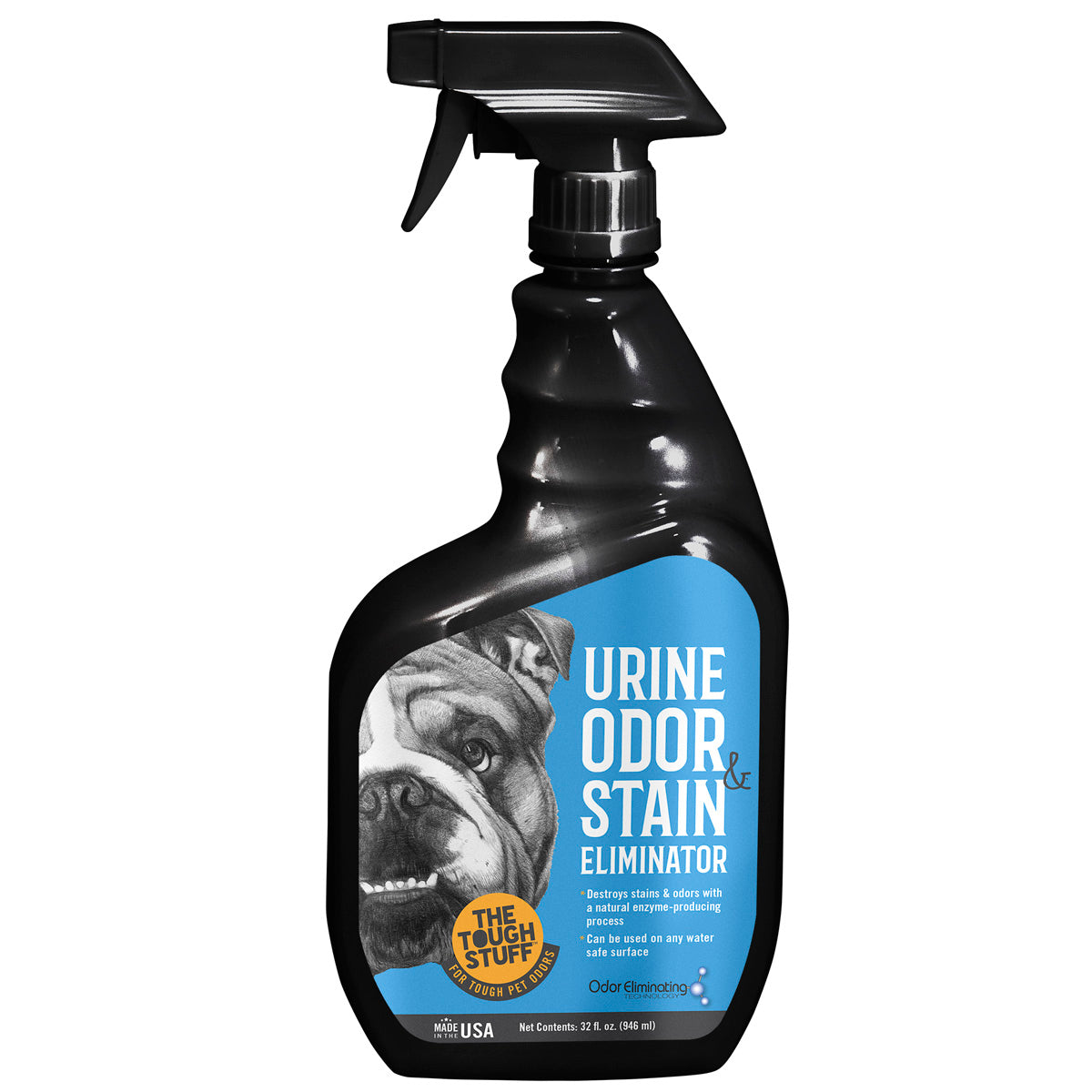 Tough Stuff® Urine Odor & Stain Eliminator, Original, 32 oz Bottle (HOS32NTP)