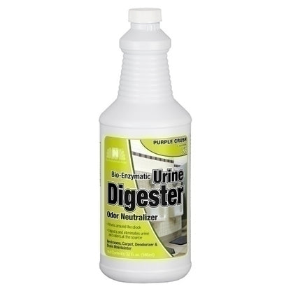 Hospeco® Bio-Enzymatic Urine Digester w/ Odor Neutralizer, 12x1 Quart, Purple Crush (HOS32PCZYM)