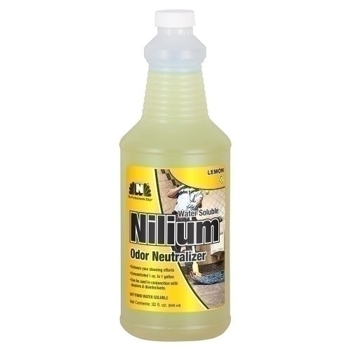Hospeco® Nilium® Water Soluble Odor Neutralizer, 6x1 Quart, Lemon (HOS32WSL)