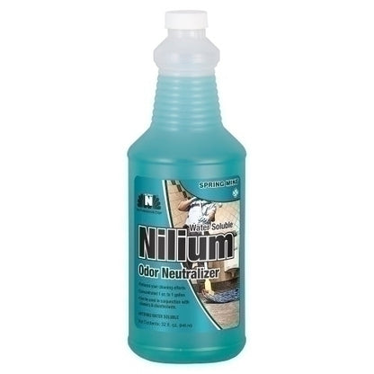 Hospeco® Nilium® Water Soluble Odor Neutralizer, 6x1 Quart, Spring Mint (HOS32WSM)