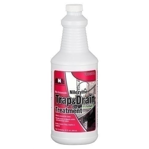 Hospeco® Nilozyme® Bio-Enzymatic Trap & Drain Treatment, 12x1 Quart (HOS32ZNM)