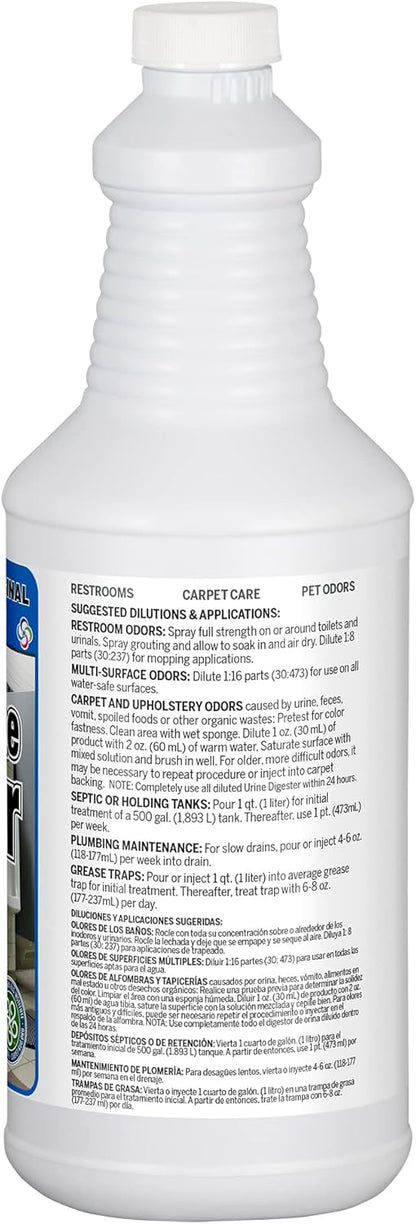 Hospeco® BEON Odor Neutralizing Urine Digester, Original Quart, Case of 12 (HOS32ZYM)