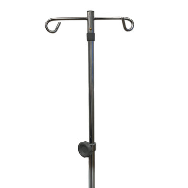 McKesson IV Stand Floor Stand 2 Hooks 5 Legs with Casters (1223671_CS)