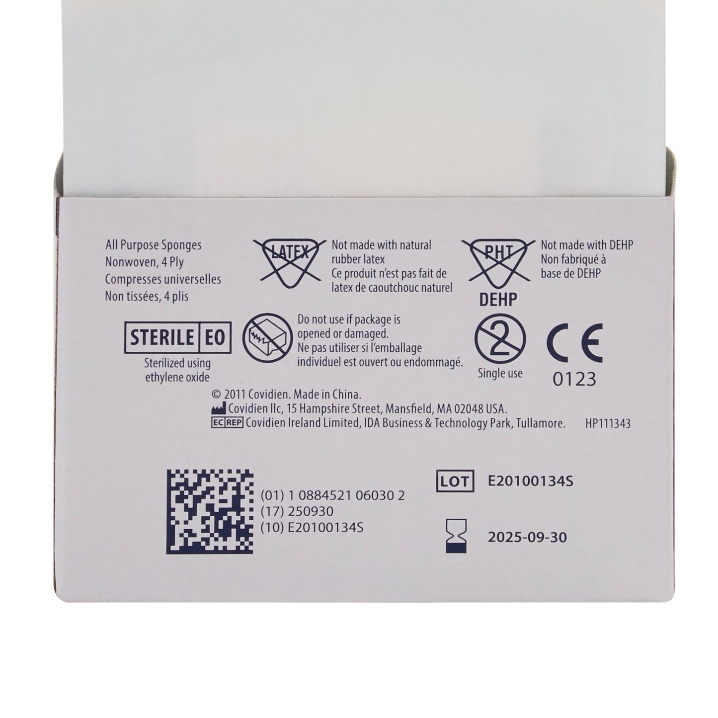 Curity™ Nonwoven Sponge 2 X 2 Inch 4-Ply Sterile 2 per Pack (529380_TR)