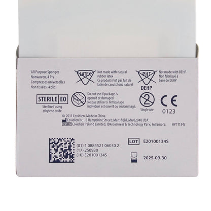 Curity™ Nonwoven Sponge 2 X 2 Inch 4-Ply Sterile 2 per Pack (529380_TR)