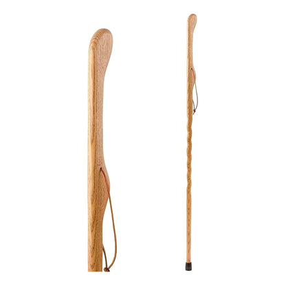 Brazos™ Twisted HitchHiker Walking Stick Wood 55 Inch Height Oak (1229069_EA)