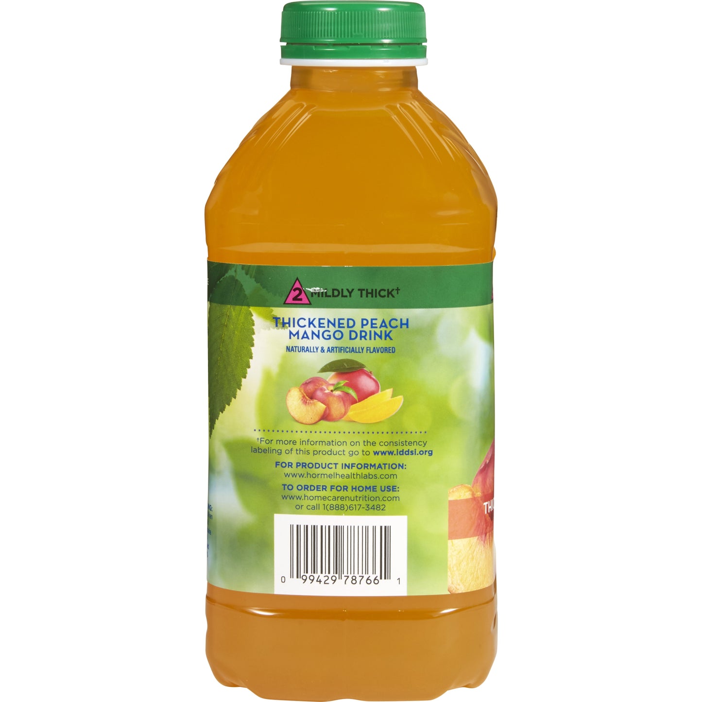 Thick & Easy® Clear Thickened Beverage 46 oz. Bottle Peach Mango Flavor Liquid IDDSI Level 2 Mildly Thick (1058825_CS)