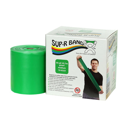 Sup-R Band® Exercise Resistance Band Green 5 Inch X 50 Yard Medium Resistance (930537_EA)