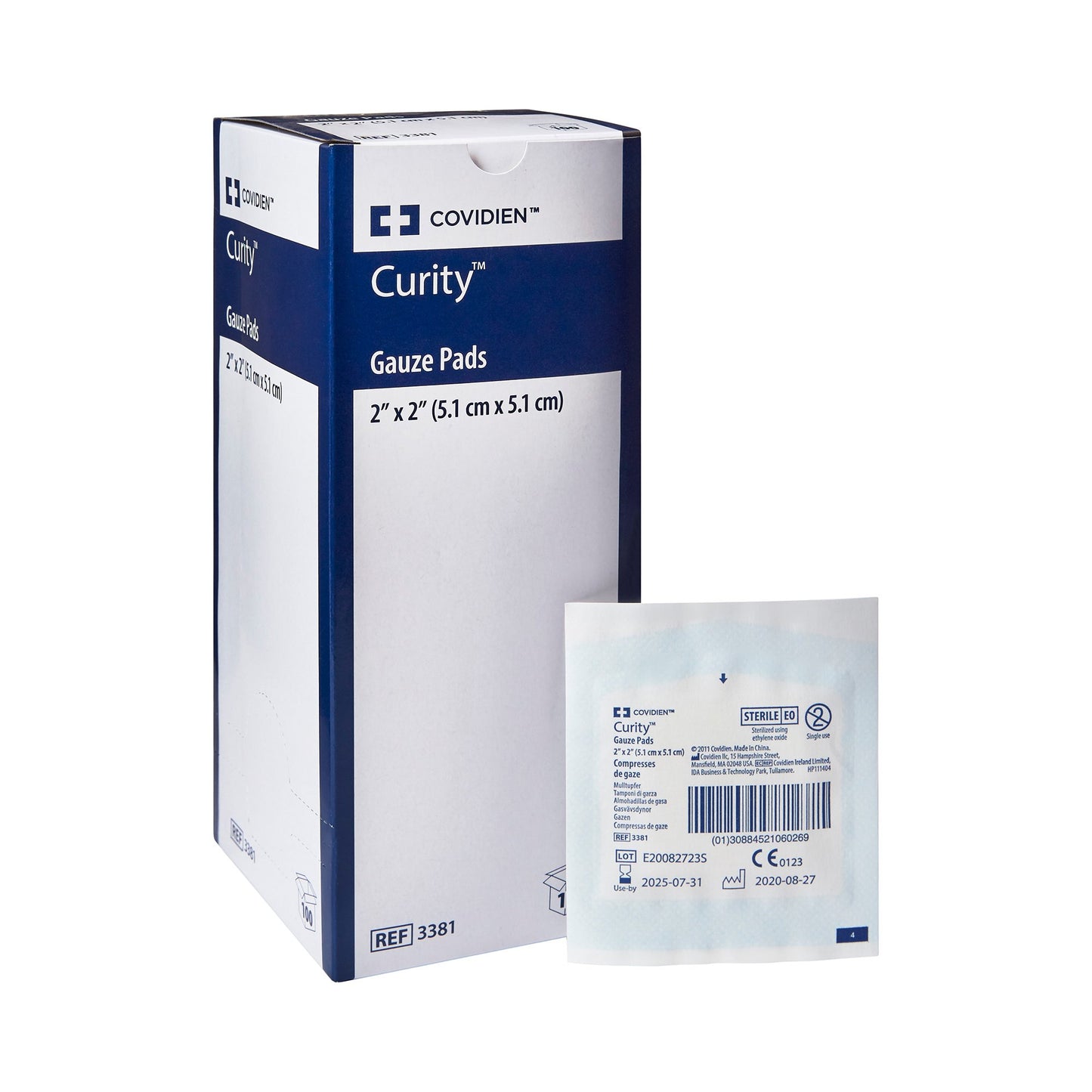 Curity™ Gauze Sponge 2 X 2 Inch 12-Ply Sterile 1 per Pack (10060_EA)