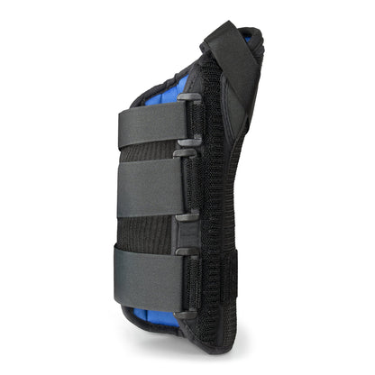 McKesson Wrist Brace with Abducted Thumb Aluminum / Foam / Spandex / Plastic Left Hand Black X-Small (1159137_EA)