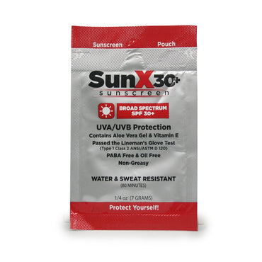 SunX® 30+ Sunscreen with Dispenser Box SPF 30 Lotion 1.25 oz. Individual Packet (1113338_BX)