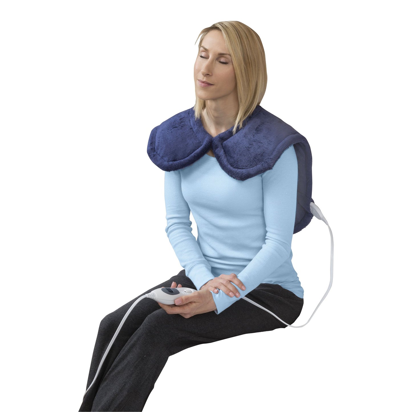 Theracare™ Heating Pad Neck / Shoulder / Back One Size Fits Most Micro-Plush Fabric Reusable (1226099_CS)