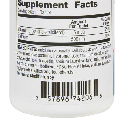 Geri-Care® Joint Health Supplement Oyster Shell 500 mg Strength Tablet 60 per Bottle (774605_CS)