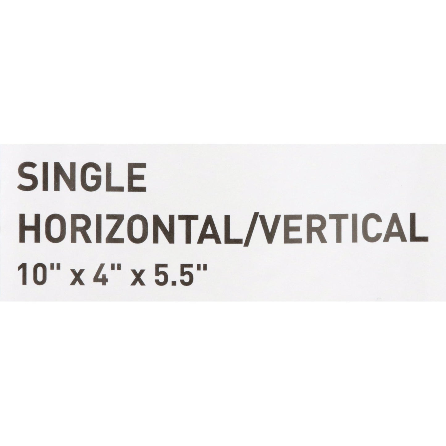 McKesson Glove Box Holder Horizontal or Vertical Mounted 1-Box Capacity Clear 4 X 5-1/2 X 10 Inch Plastic (464711_CS)