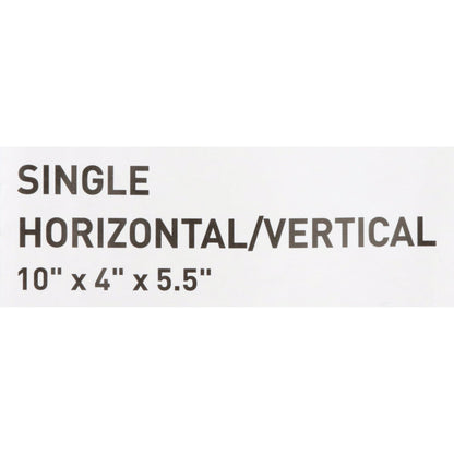 McKesson Glove Box Holder Horizontal or Vertical Mounted 1-Box Capacity Clear 4 X 5-1/2 X 10 Inch Plastic (464711_CS)