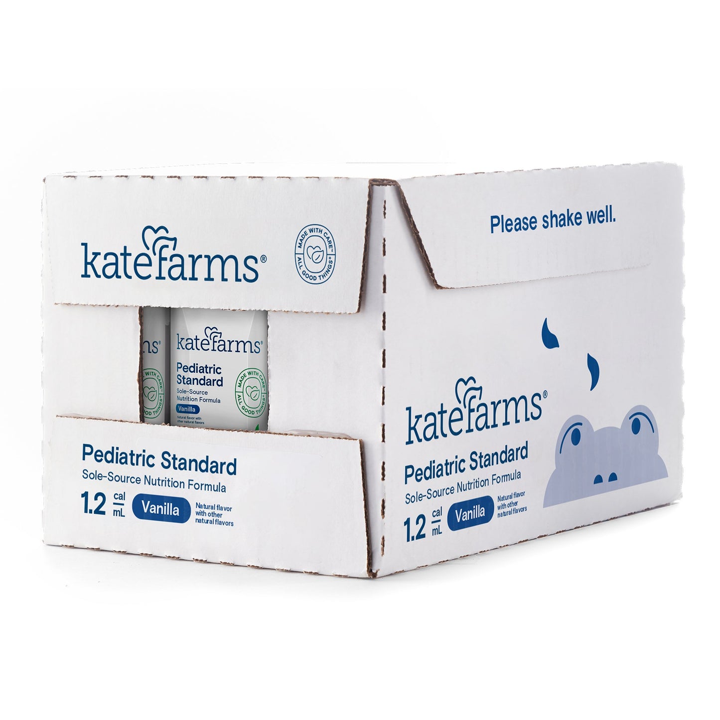 Kate Farms Pediatric Standard 1.2 Pediatric Oral Supplement Vanilla Flavor 8.45 oz. Carton Liquid Organic Pea Protein (1105970_CS)