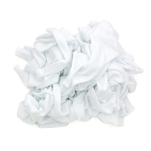 TASKBrand® Reclaimed White Knits (T-Shirt) Brick Pack, 10lb Box (HOS340-10BP)