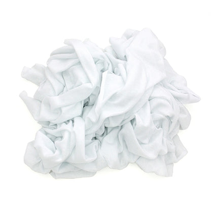 TASKBrand® Reclaimed White Knits (T-Shirt) Brick Pack, 10lb Box (HOS340-10BP)