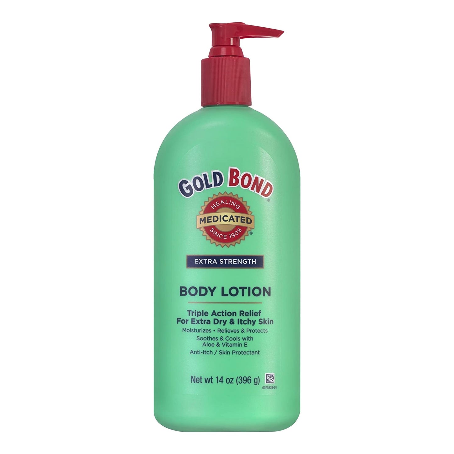 Gold Bond® Extra Strength Medicated Hand and Body Moisturizer 14 oz. Pump Bottle Scented Lotion (1230693_EA)