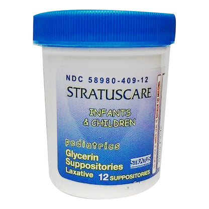 Stratus Pharmaceutical Laxative Suppository 12 Per Jar 1 Gram Strength Glycerin (1225569_BX)