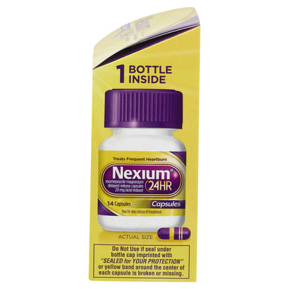 Nexium 24 HR Antacid 20 mg Strength Capsule 14 per Bottle (1010193_PK)