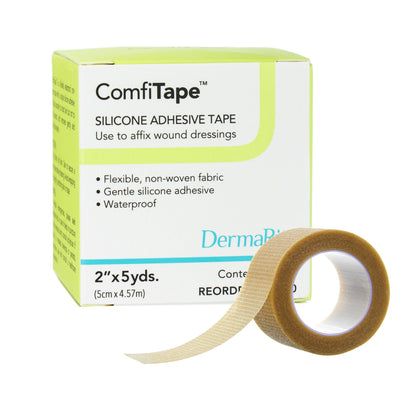 ComfiTape™ Waterproof Medical Tape Tan 2 Inch X 5 Yard Nonwoven / Silicone NonSterile (1051274_RL)