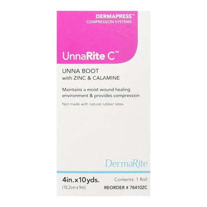 UnnaRite C™ Unna Boot Zinc Oxide / Calamine 4 Inch X 10 Yard (980206_BX)
