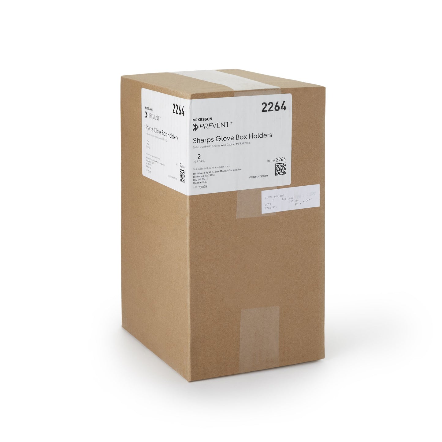 McKesson Prevent® Glove Box Holder Vertical Mounted 1-Box Capacity Putty 3-7/8 X 6-1/2 X 11 Inch Plastic (855129_CS)
