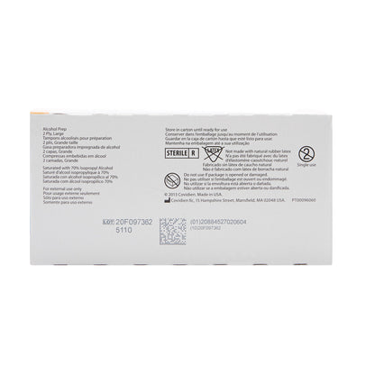 Webcol™ Alcohol Prep Pad 70% Strength Isopropyl Alcohol Individual Packet Large Sterile (188596_CT)