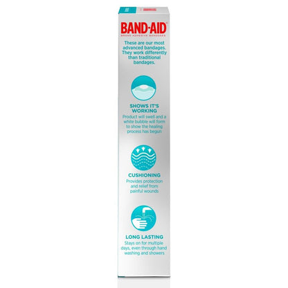 Band-Aid® Hydro Seal™ Waterproof Adhesive Strip 1.1 X 2.1 Inch Hydrocolloid Gel Oval Tan Sterile (1190354_CS)