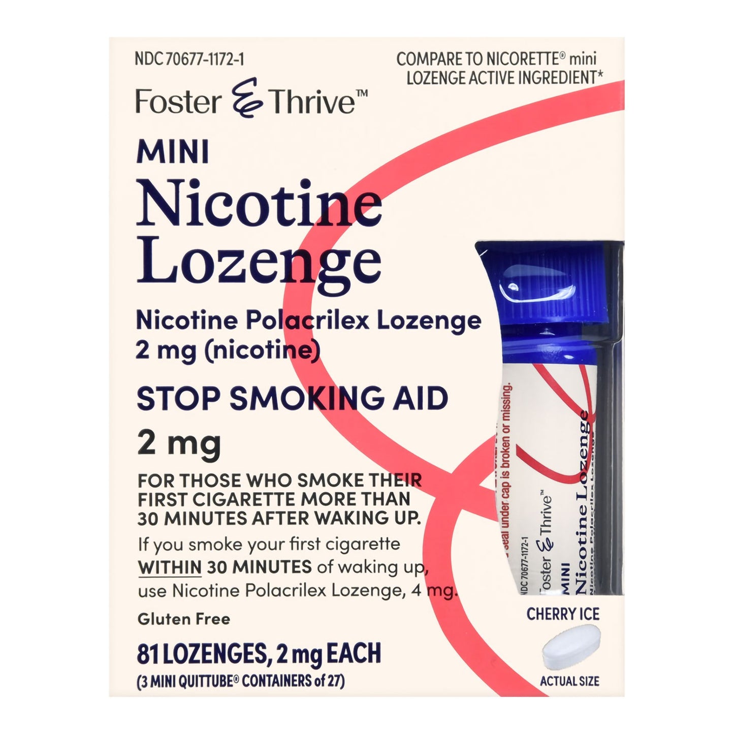 Foster & Thrive™ Stop Smoking Aid 2 mg Strength Lozenge (1238914_PK)