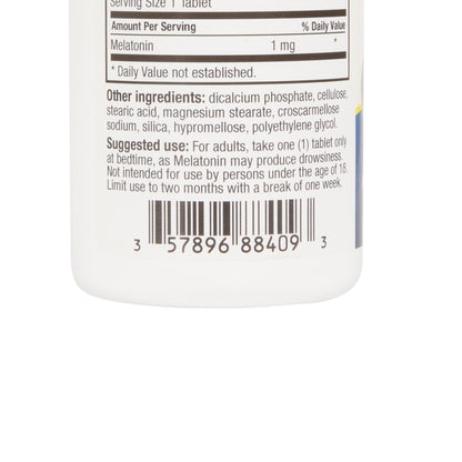McKesson Brand Natural Sleep Aid 90 per Bottle Tablet 1 mg Strength (972127_BT)