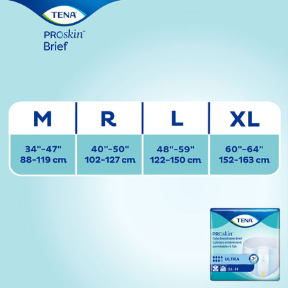 TENA ProSkin™ Ultra Unisex Adult Incontinence Brief Large Disposable Heavy Absorbency (321487_BG)