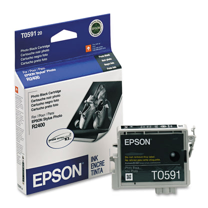 Epson® T059120 (59) UltraChrome K3 Ink, 640 Page-Yield, Photo Black (EPST059120)